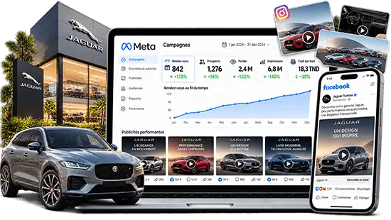 Campagne Facebook pour Jaguar Tunisie